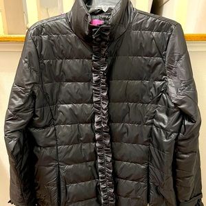 Lilly Pulitzer puff jacket bought final sale size is big I can’t return it